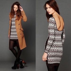 Free People Cozy Cabin Long Sleeve Bodycon Dress